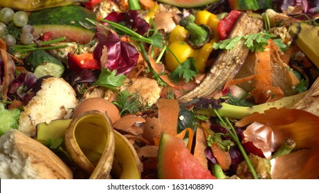 Food Waste And Kitchen Scraps. Organic Waste Recycling:  Composting Or Anaerobic Digestion (conversion Of Food Waste Into Energy) 