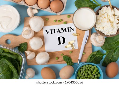 Foods Containing Vitamin D Cheese Eggs Stock Photo 1904355856 ...