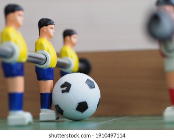 Foosball Game Table Plastic Toy .sport In Home Concept 