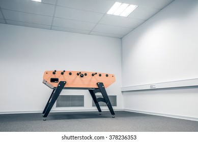 Foosball Table In A Large Office Room