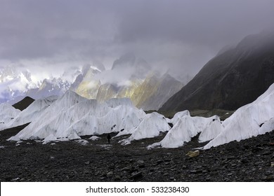 The Foot Of The Baltoro Glacier, Karakorum Range, Pakistan