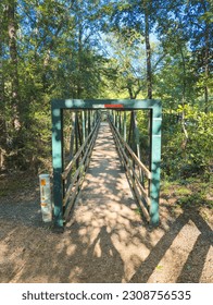 Foot bridge in Montgomery County, Texas.