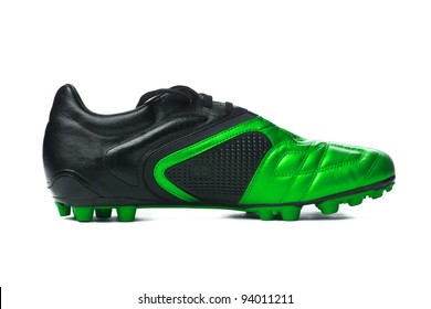 Footbal Boots. Soccer Boots. Isolated On White.