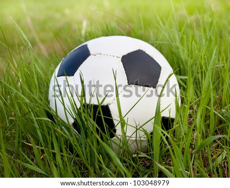 Similar – Soccer ball Joy Playing