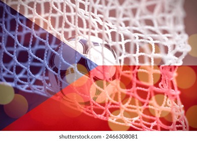 Football ball with the national flag of Czekia Republic. - Powered by Shutterstock