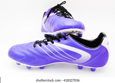 Football Boots On The White Background