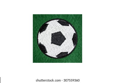 Football Embroidered Badge