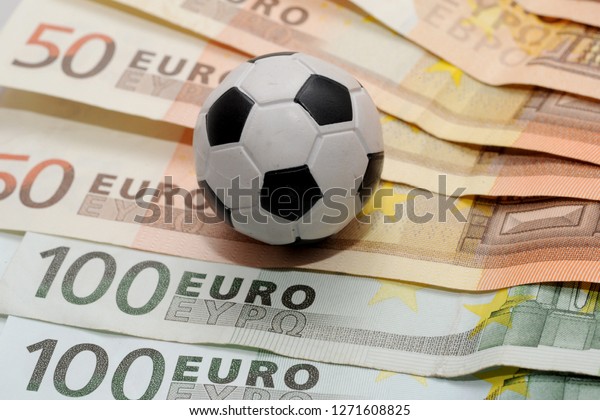 Football and Euro money. Online bet -\
sports betting and gambling addiction - sport and soccer\
