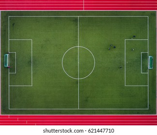 Football Field From Above.