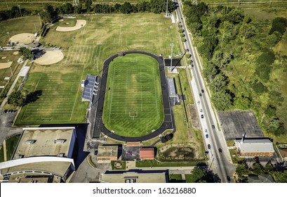 Football Field Aerial View