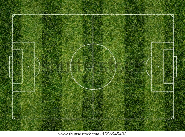 Football Field Markings Top View Stock Photo 1556545496 | Shutterstock