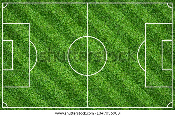 Football Field Soccer Field Background Green Stock Photo 1349036903 ...