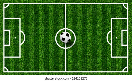 Football Field Soccer Field Texture Background Stock Photo 524101276 ...