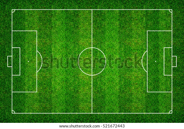 Football Field Soccer Field Texture Background Stock Photo 521672443 ...