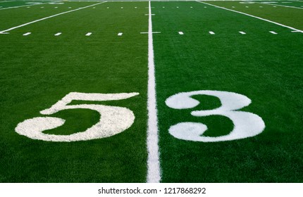 Football field symbolizing the big game in 2019