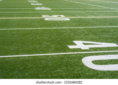 football field yard lines and numbers