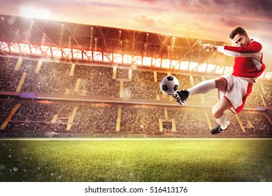 Football game at the stadium - Powered by Shutterstock