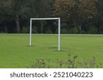 Football goal post in a local park.
Hebden Bridge Skatepark, Hebden Bridge, West Yorkshire, UK 21st September 2024