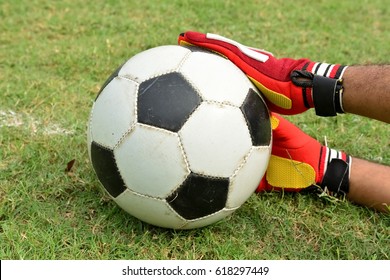 Football Goalkeeper Save Goal