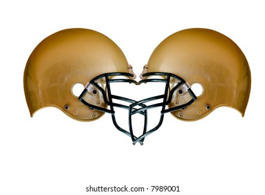 Football Helmets Isolation