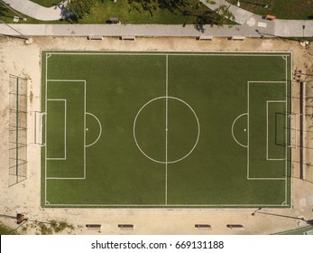Football Pitch From Above