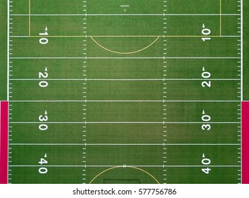 Football Or Soccer Field From Above