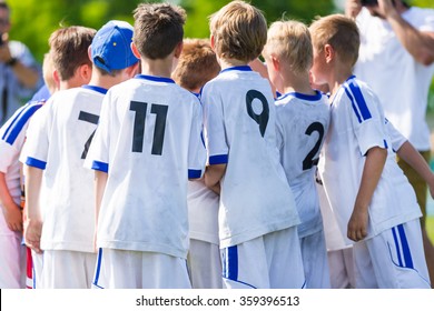 Football; soccer; handball match for children. team work - Powered by Shutterstock