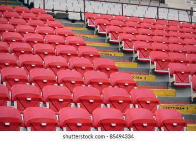 Football Stadium Seats. Soccer Stadium Seats.
Giuseppe Meazza A San Siro Stadium.