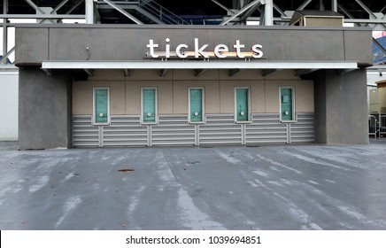 Football Stadium Ticket Booth