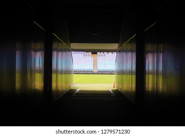 Football Stadium Tunnel