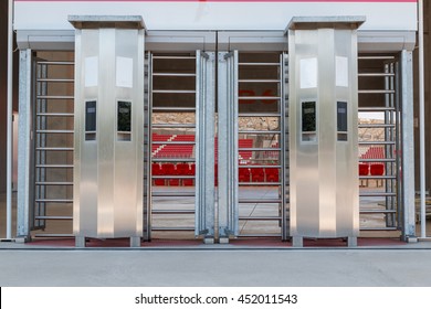 Football Stadium Turnstile Entrance,entry Gate