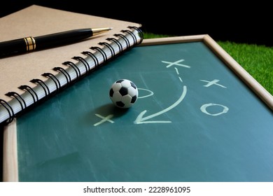 football tactics , soccer manager tactical analysis concept - Powered by Shutterstock