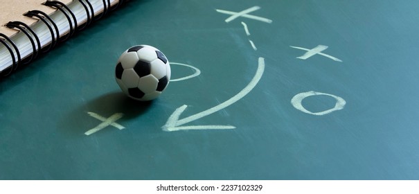 football tactics , soccer manager tactical analysis concept - Powered by Shutterstock