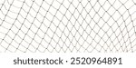 Football or tennis net. Rope mesh on a white background close-up