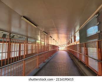 Footbridge And Bridges Around Shing Mun River