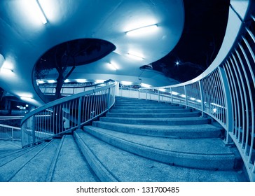 The Footbridge In Hongkong