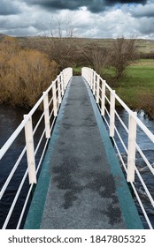 Footbridge Over The River Ure