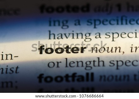 footer footer concept.