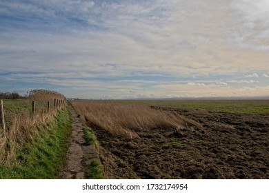 Footpath Along The River Dee Estuary 