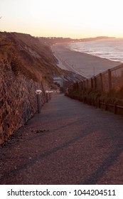 A footpath in the sun light