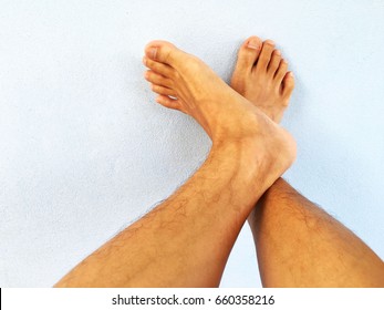 Foots Legs Asian Men Relaxed Stock Photo 660358216 | Shutterstock