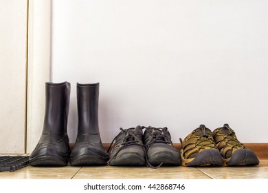 Footwear Is Different, In The Hallway.