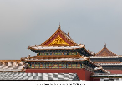 The Forbidden City In Snow