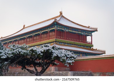 The Forbidden City In Snow