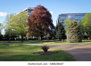 Forbury Gardens View In Reading, England