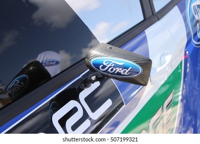 Ford Fiesta S2000 Of Ford Team , Portugal Rally 2015