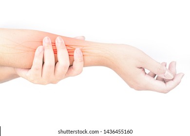 Forearm Nerve Injury White Background Forearm Pain