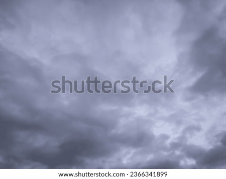 Foreboding Storm Clouds over Dramatic Sky