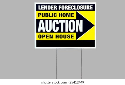 Foreclosure Auction Sign