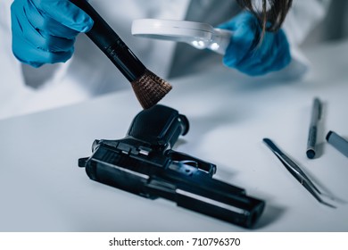 Forensic Science Lab Forensic Scientist Examining Stock Photo 710796370 ...